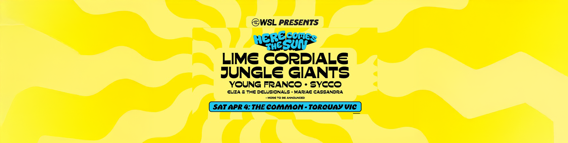 Here Comes The Sun – Torquay Common – Saturday 4th April 2026