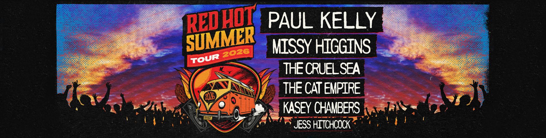 Red Hot Summer Tour – Paul Kelly – Mornington Racecourse – Saturday 11th April 2026